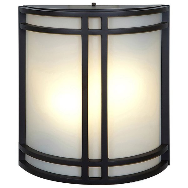 Access Lighting Artemis, 2 Light Outdoor Wall Mount, Bronze Finish, Opal Glass 20362-BRZ/OPL